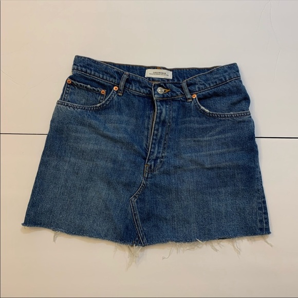 Zara Skirts Zara Denim Mini Skirt Poshmark